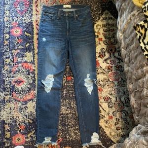 Madewell 9 in. High rise skinny